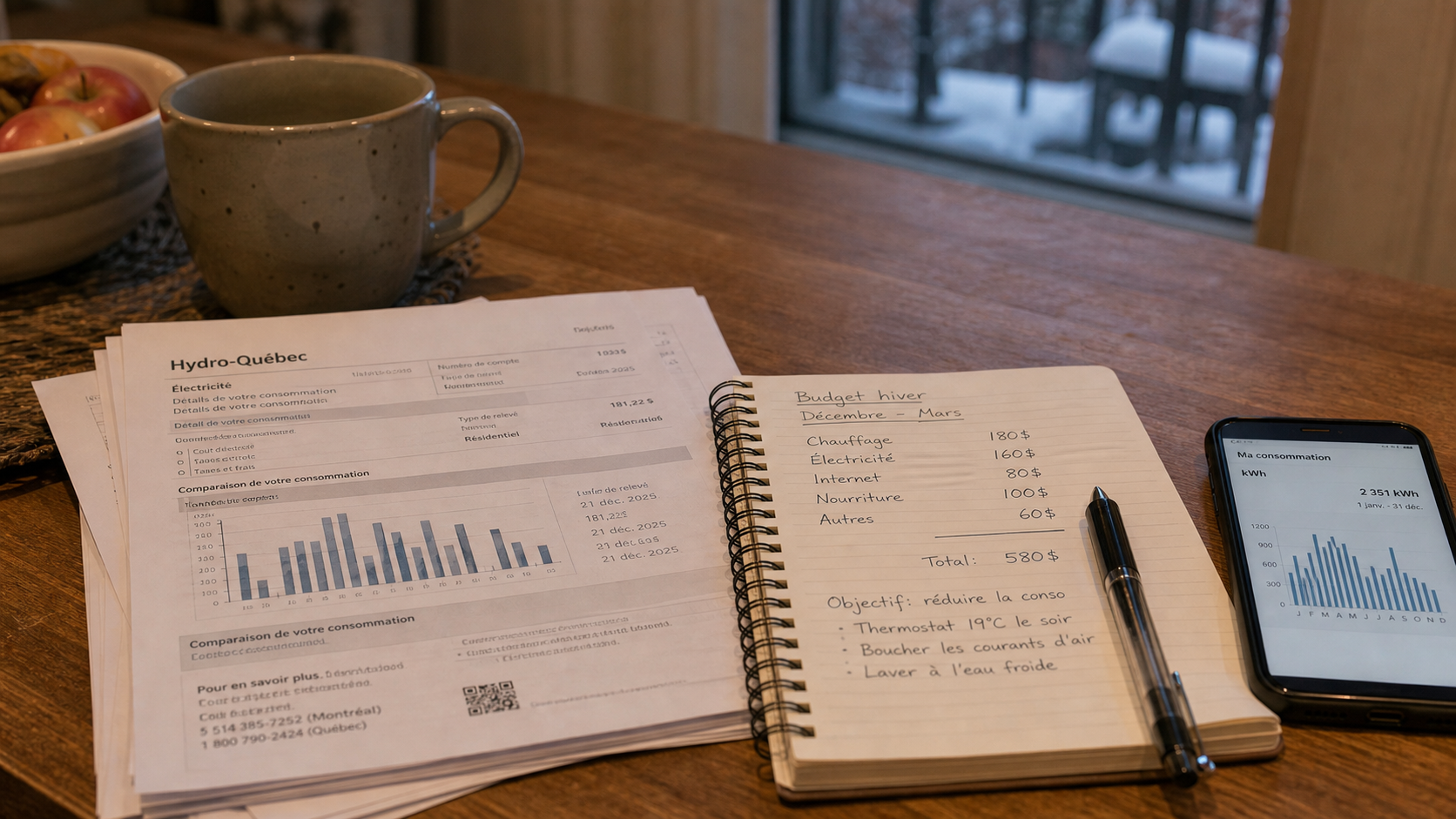 Winter bills are becoming the first energy audit