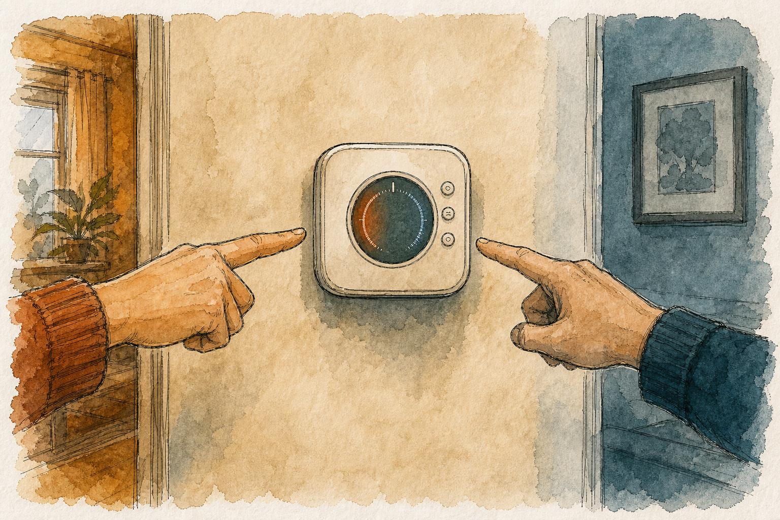 Utility-connected thermostats need a household agreement