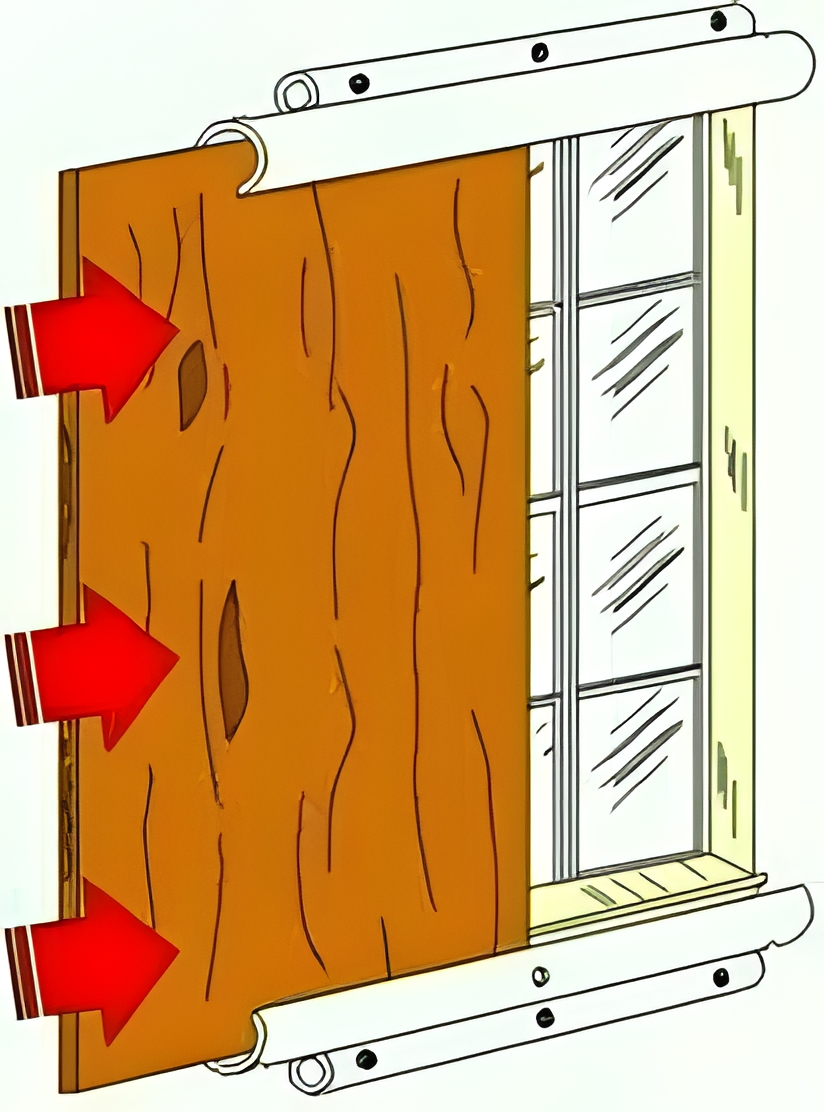 wood windows cover