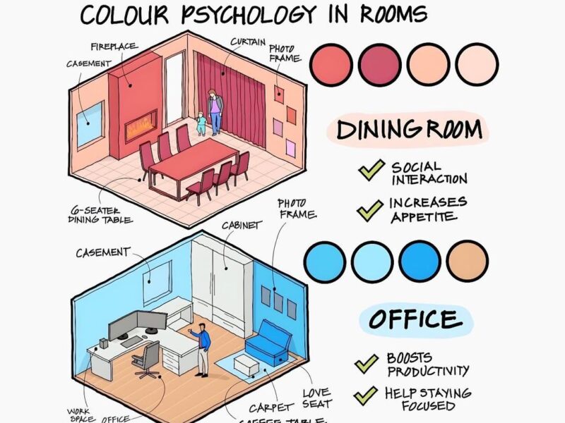 COLOUR PSYCHOLOGY IN ROOMS